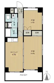 バリアントG【3階】の間取り