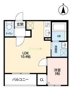 ブランノワール南仙台【3階】の間取り