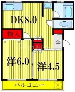 金町ナカノマンション【3階】の間取り