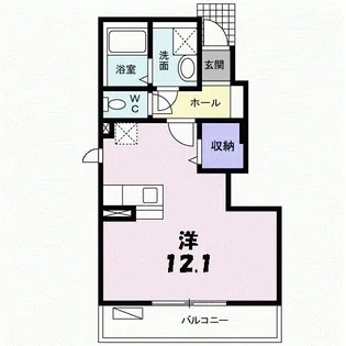サニーヒル藤原台【1階】の間取り