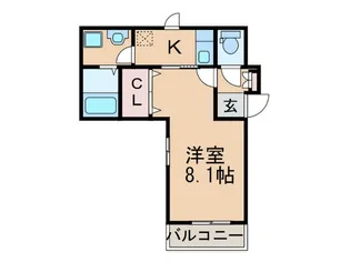 レジデンスヒル オオタニ【2階】の間取り