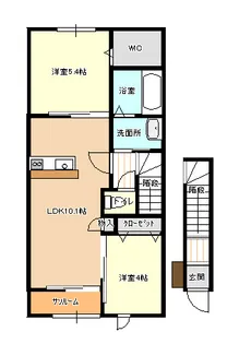 ホグワーツ【2階】の間取り