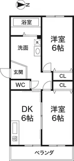 メゾン・ド・ビュー【4階】の間取り