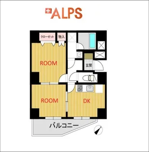 浅間町小杉ハイツ【3階】の間取り