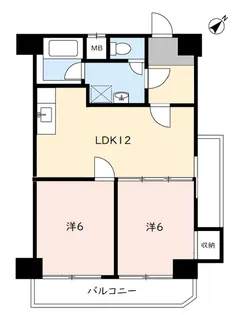 Triangle.EM【2階】の間取り