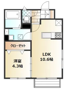 千城レジデンス【1階】の間取り