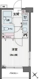 エコロジー都立大学レジデンス【5階】の間取り