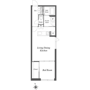 PASEO武蔵小山【2階】の間取り
