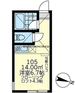 ユナイト八景アルザス・ロレーヌ【1階】の間取り