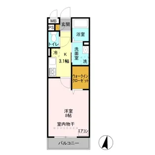 BE AMBITIOUS【2階】の間取り