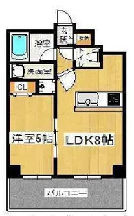 CITY SPIRE十三東【4階】の間取り