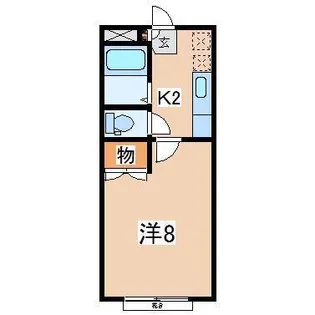 モン メゾン【1階】の間取り