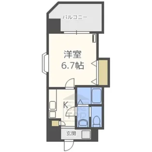 Luxeドーム前I【5階】の間取り