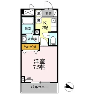 リブイル【4階】の間取り