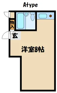 ラムール西明石【4階】の間取り