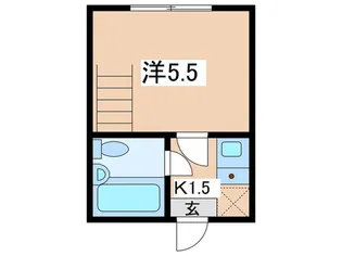 パークサイドコテージ【1階】の間取り