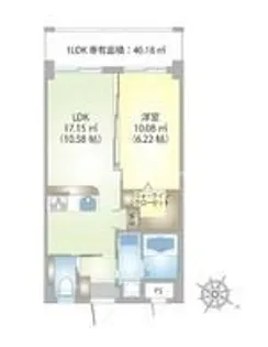 CREOLE(クリオール)【2階】の間取り