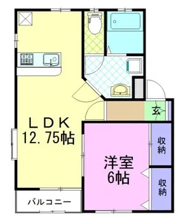 リシャール 1【1階】の間取り