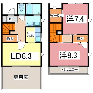 クレストタウンGの間取り