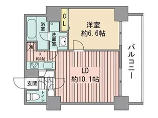 グランドタワー札幌【6階】の間取り