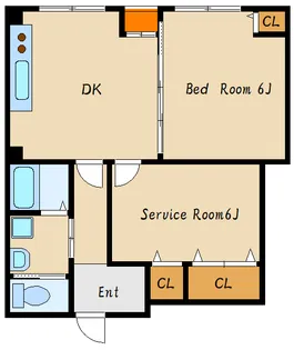 岸本ビル【2階】の間取り