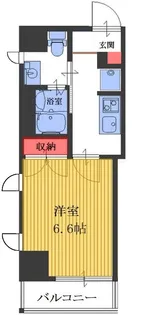 P’sスクエア常盤【4階】の間取り