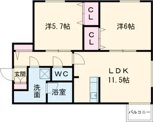 VICTORIA VII【4階】の間取り