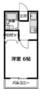 ザ・リバーパレス【3階】の間取り