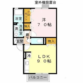 エミネンス B棟【2階】の間取り