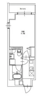 JU RUY Ichigaya Daimachi【7階】の間取り
