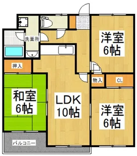 Root久米川【3階】の間取り