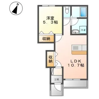 ルミエール【1階】の間取り