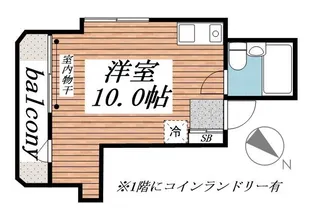 アヴァンス【2階】の間取り