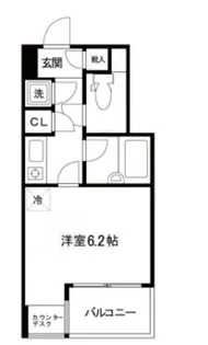 キャピタルステージ日本橋【2階】の間取り