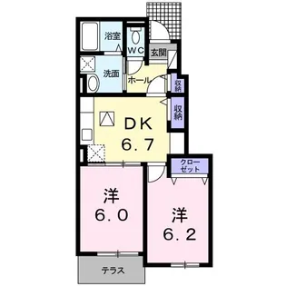 フォルトゥーナ S・K【1階】の間取り