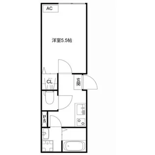MQuarto船堀II【2階】の間取り