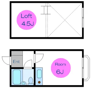 プラザドゥモーリスC棟【2階】の間取り