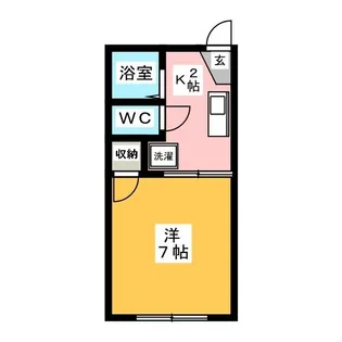 タウニイ・カネコ【2階】の間取り