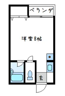 リベルテ古川橋【2階】の間取り