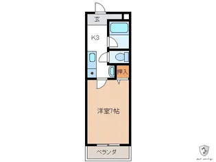 フリーデンハイム音羽【2階】の間取り