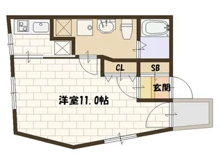 ジャン・プラス・ソック海老江VII【2階】の間取り