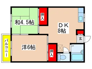 レジデンス光和112【2階】の間取り