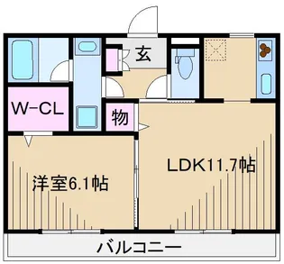 Three M【1階】の間取り