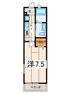 ミレーヌ仲町台【2階】の間取り