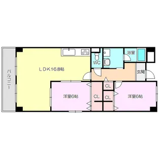 メゾングレース【2階】の間取り