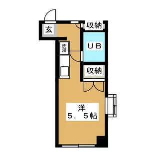 シャンブル亀戸【2階】の間取り