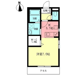 ボナール湘南【1階】の間取り
