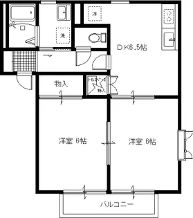 ソレジオ旭ヶ丘【1階】の間取り