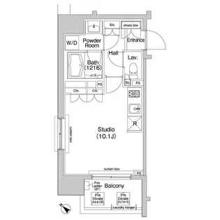 コンフォリア東池袋EAST【3階】の間取り