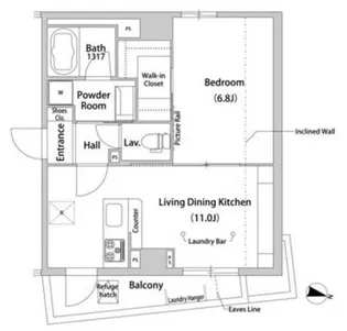 House Avenue 柿の木坂【4階】の間取り